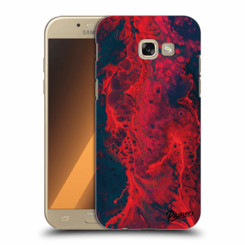 Picasee plastový průhledný obal pro Samsung Galaxy A5 2017 A520F - Organic red