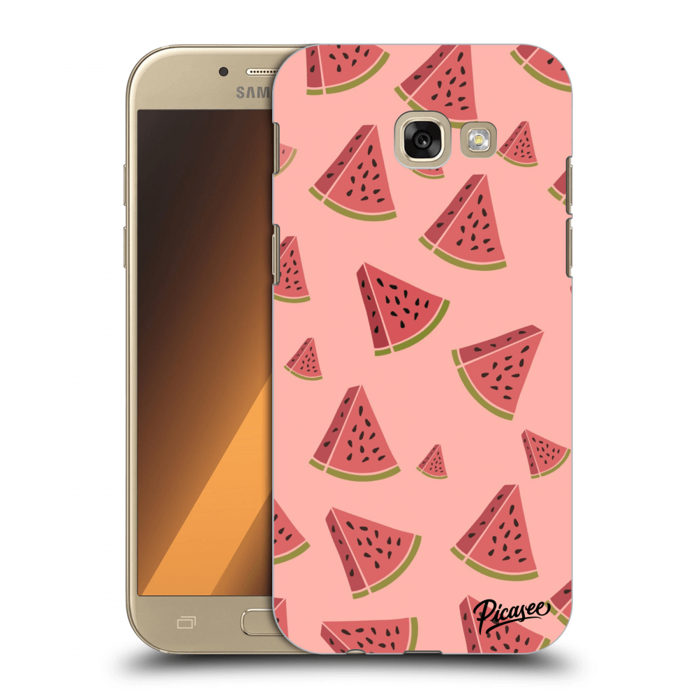 Picasee silikonový průhledný obal pro Samsung Galaxy A5 2017 A520F - Watermelon
