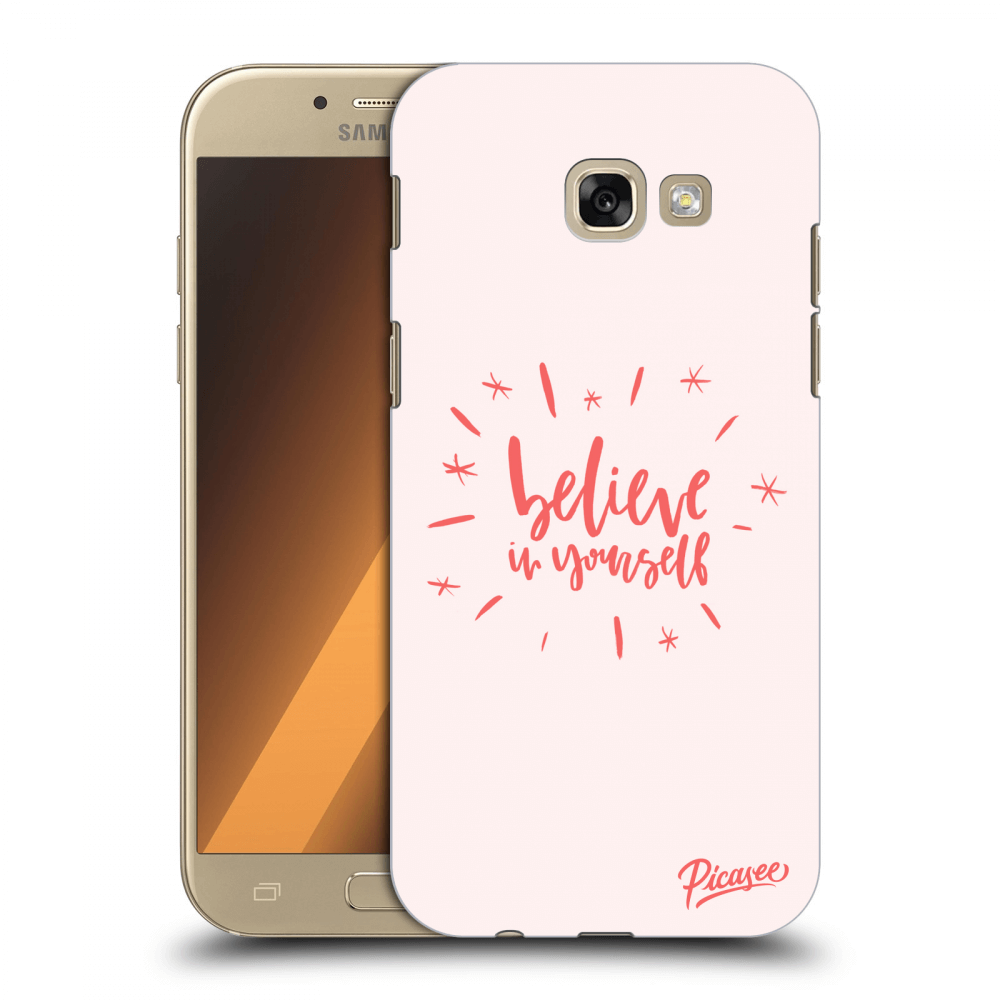 Picasee silikonový průhledný obal pro Samsung Galaxy A5 2017 A520F - Believe in yourself