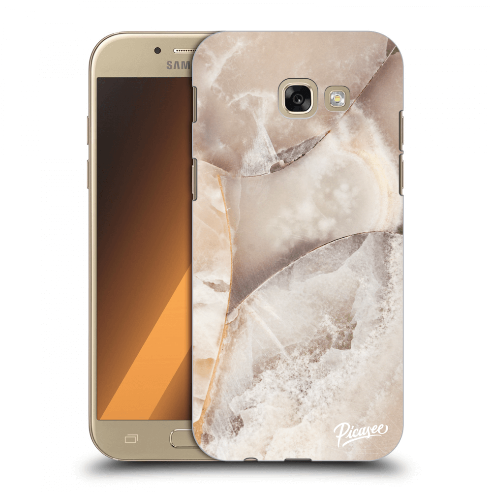 Picasee plastový průhledný obal pro Samsung Galaxy A5 2017 A520F - Cream marble
