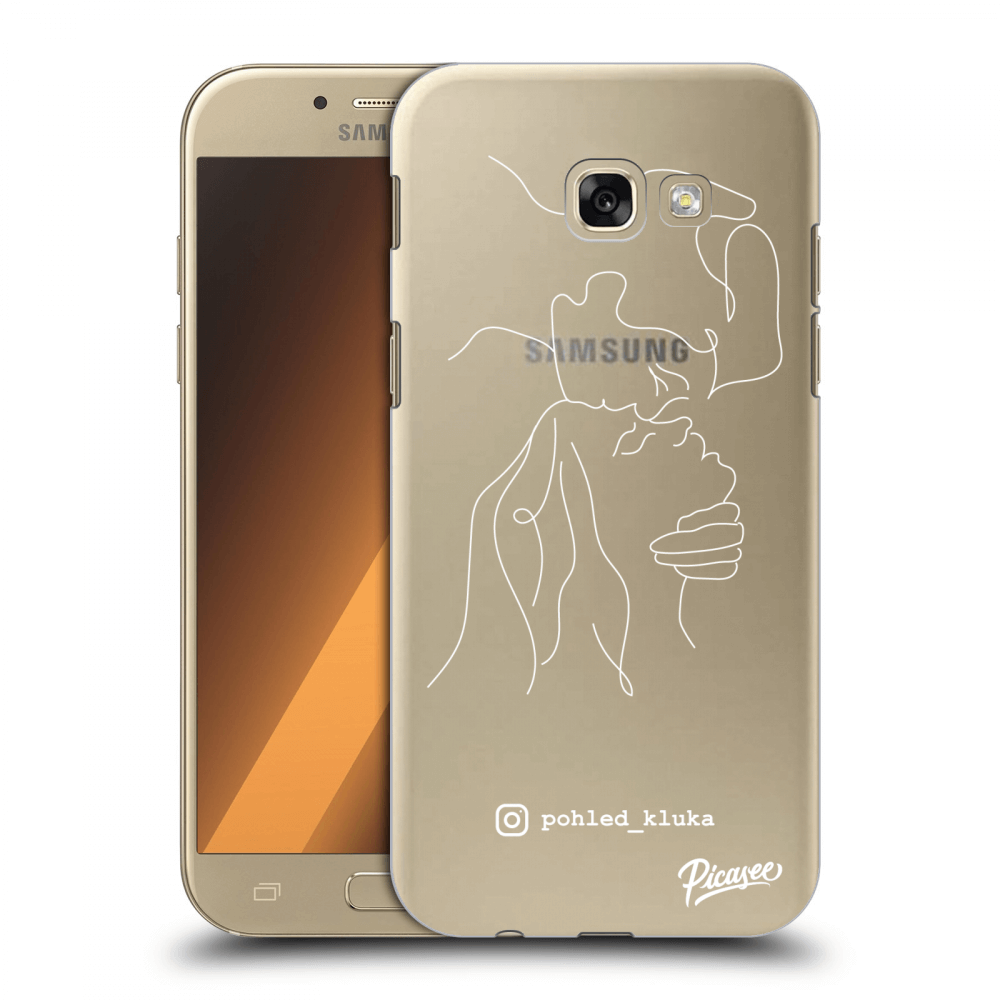 Picasee plastový průhledný obal pro Samsung Galaxy A5 2017 A520F - Forehead kiss White
