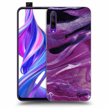 Obal pro Honor 9X Pro - Purple glitter