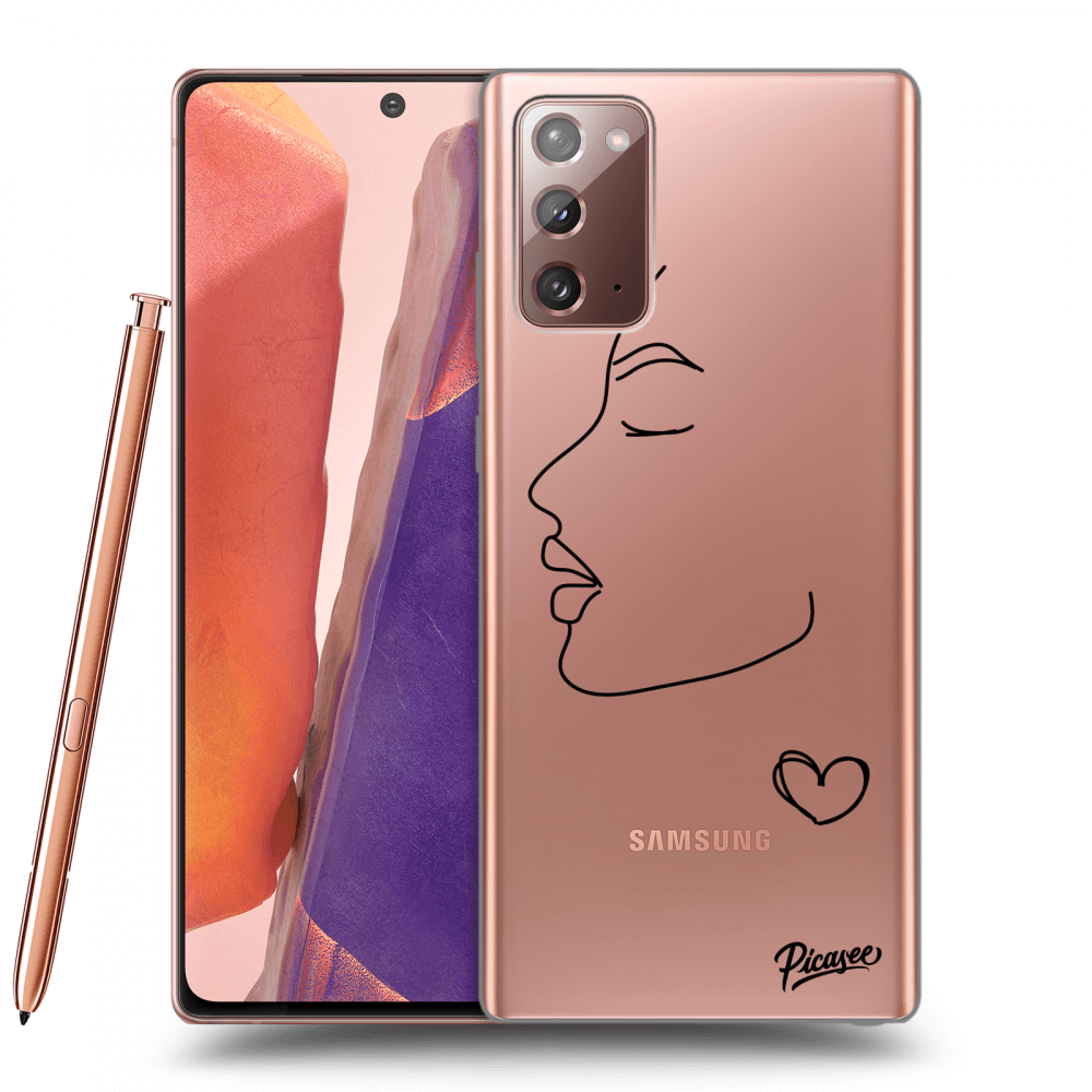Picasee silikonový průhledný obal pro Samsung Galaxy Note 20 - Couple girl