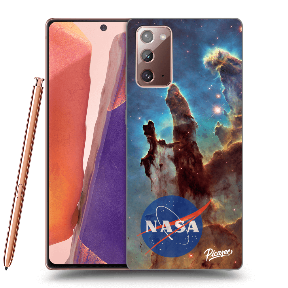 Picasee silikonový průhledný obal pro Samsung Galaxy Note 20 - Eagle Nebula