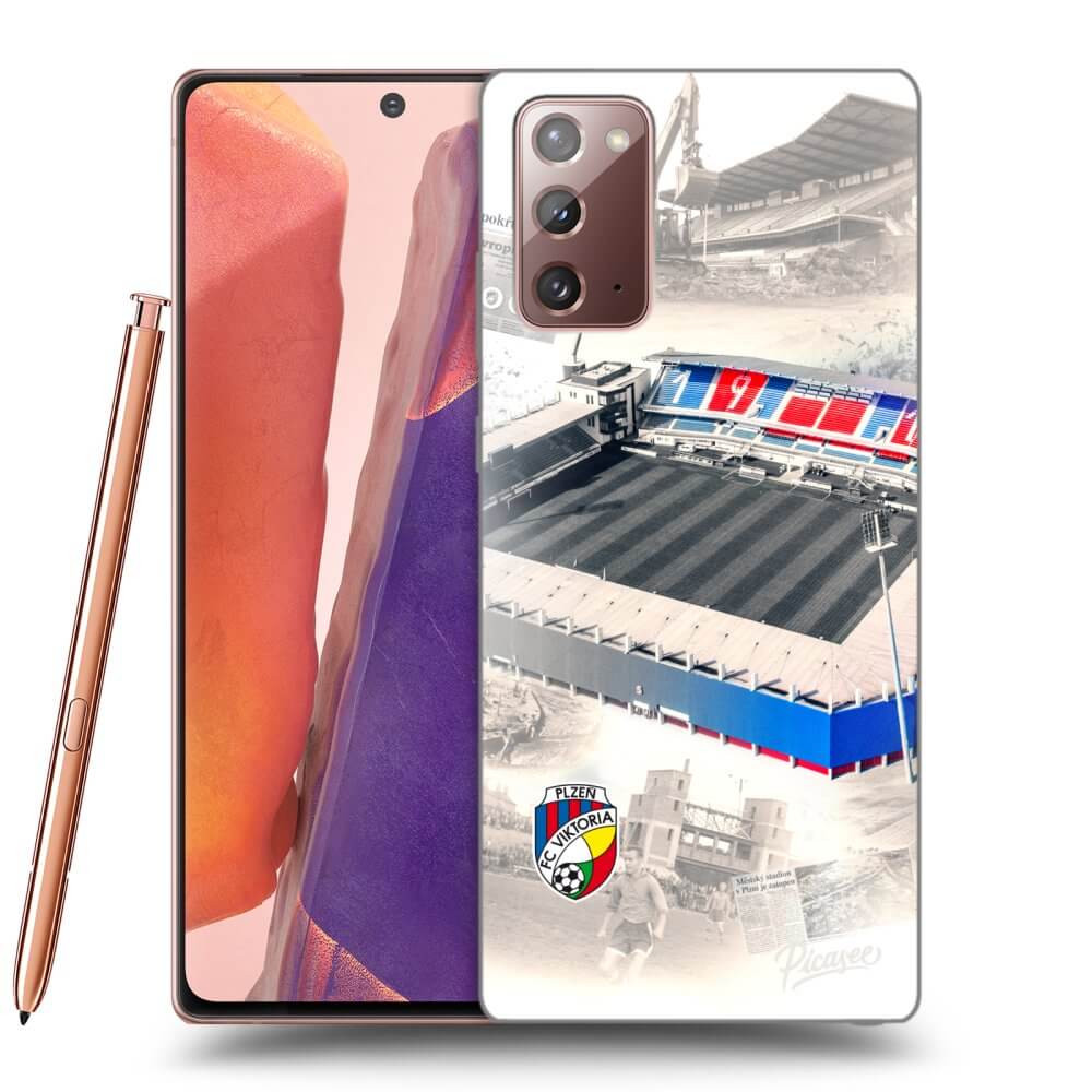 Picasee silikonový černý obal pro Samsung Galaxy Note 20 - FC Viktoria Plzeň G