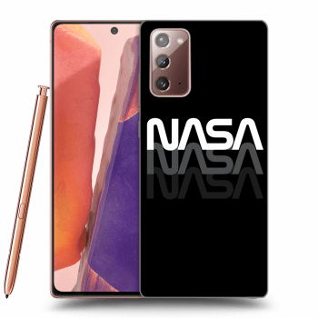 Picasee silikonový černý obal pro Samsung Galaxy Note 20 - NASA Triple