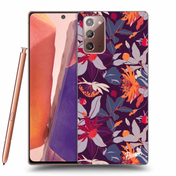 Obal pro Samsung Galaxy Note 20 - Purple Leaf