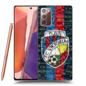 Picasee silikonový černý obal pro Samsung Galaxy Note 20 - FC Viktoria Plzeň A