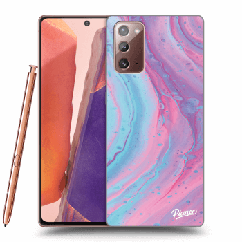 Obal pro Samsung Galaxy Note 20 - Pink liquid