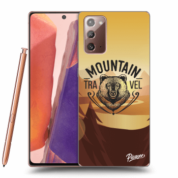 Picasee silikonový průhledný obal pro Samsung Galaxy Note 20 - Mountain bear