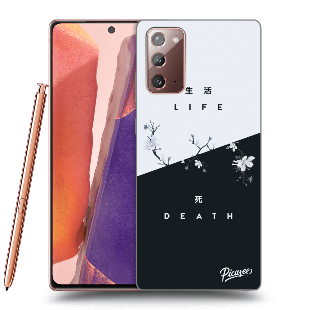 Picasee silikonový průhledný obal pro Samsung Galaxy Note 20 - Life - Death