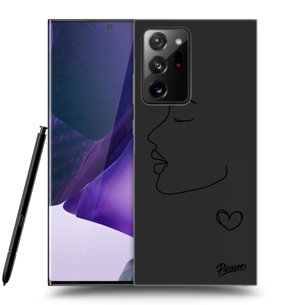 Picasee silikonový černý obal pro Samsung Galaxy Note 20 Ultra - Couple girl