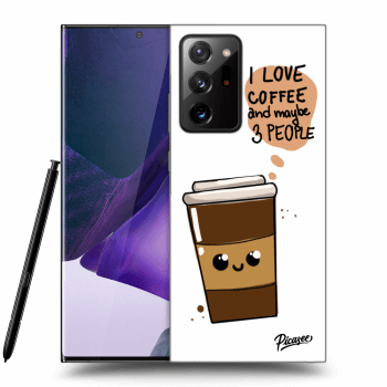 Picasee silikonový černý obal pro Samsung Galaxy Note 20 Ultra - Cute coffee