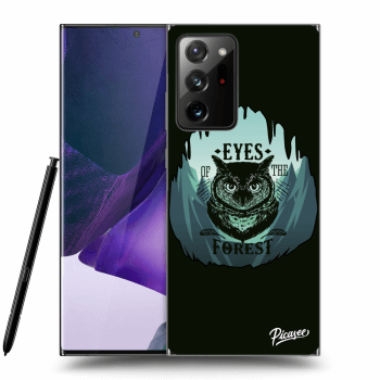 Picasee silikonový černý obal pro Samsung Galaxy Note 20 Ultra - Forest owl