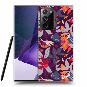 Obal pro Samsung Galaxy Note 20 Ultra - Purple Leaf