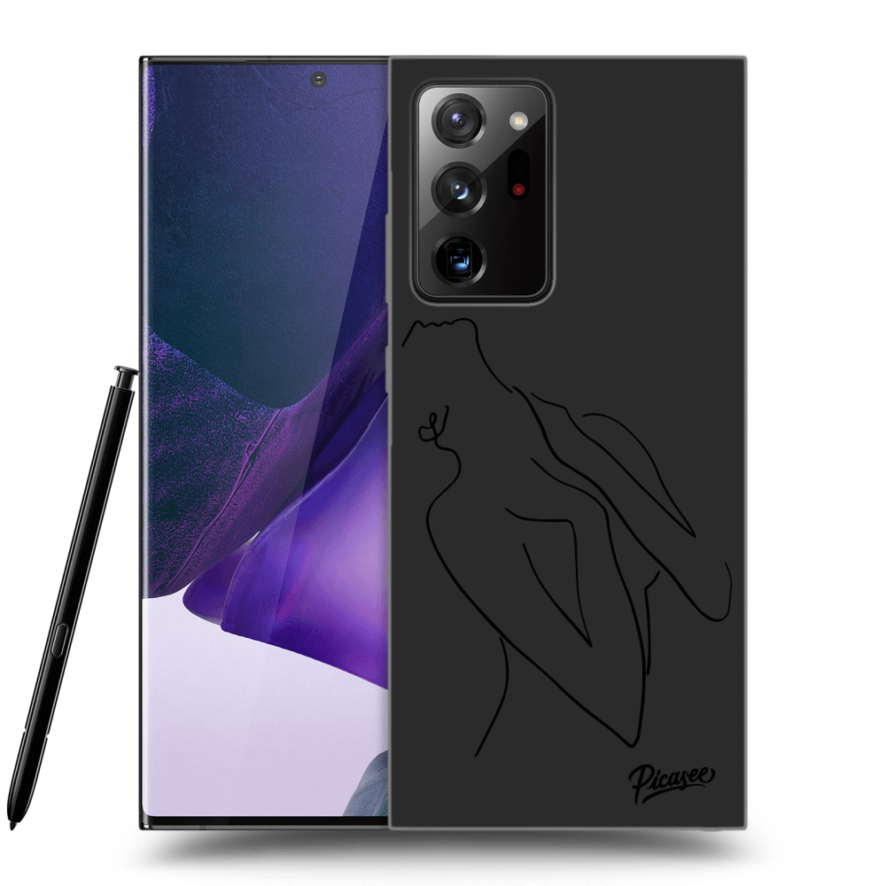 Picasee silikonový černý obal pro Samsung Galaxy Note 20 Ultra - Sensual girl