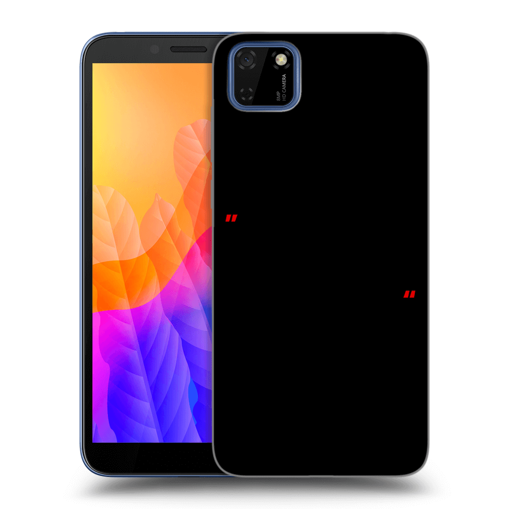 Picasee silikonový černý obal pro Huawei Y5P - Správná láska