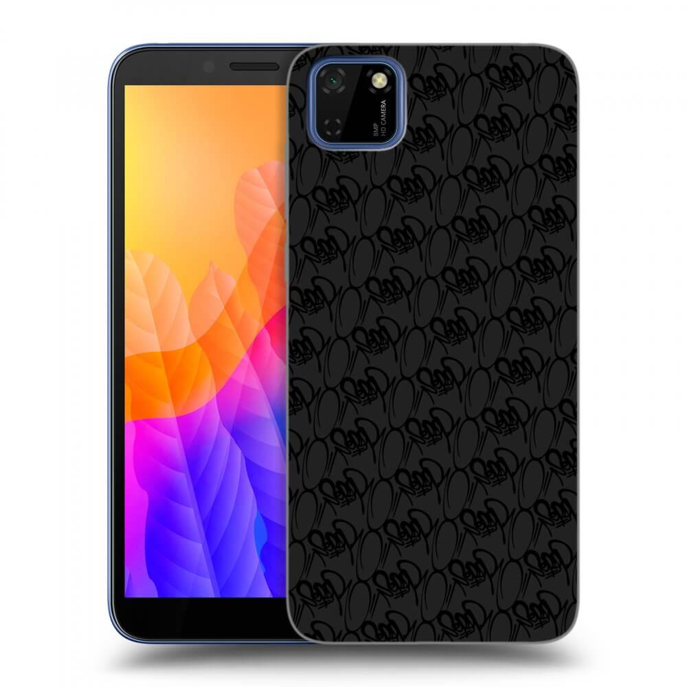 Picasee silikonový černý obal pro Huawei Y5P - Separ - Black On Black 2