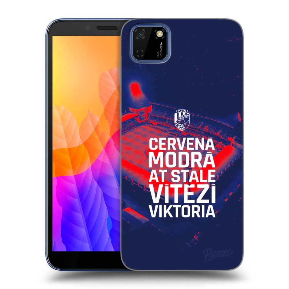 Silikonový černý Obal Pro Huawei Y5P - FC Viktoria Plzeň E