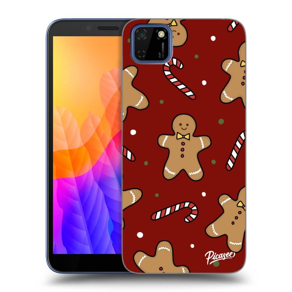 Picasee silikonový průhledný obal pro Huawei Y5P - Gingerbread 2