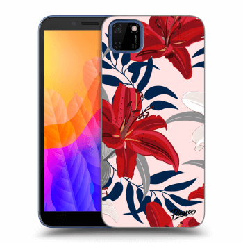 Obal pro Huawei Y5P - Red Lily
