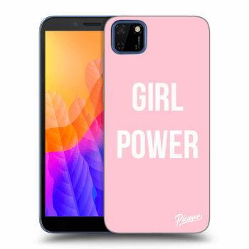 Picasee silikonový černý obal pro Huawei Y5P - Girl power