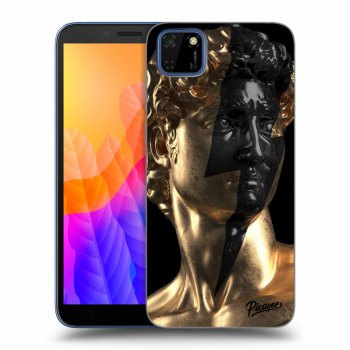 Picasee silikonový černý obal pro Huawei Y5P - Wildfire - Gold