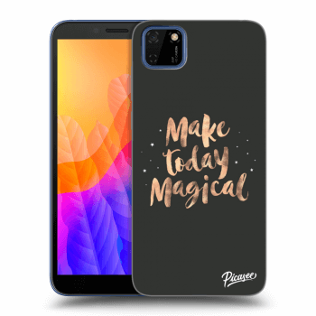 Picasee silikonový průhledný obal pro Huawei Y5P - Make today Magical