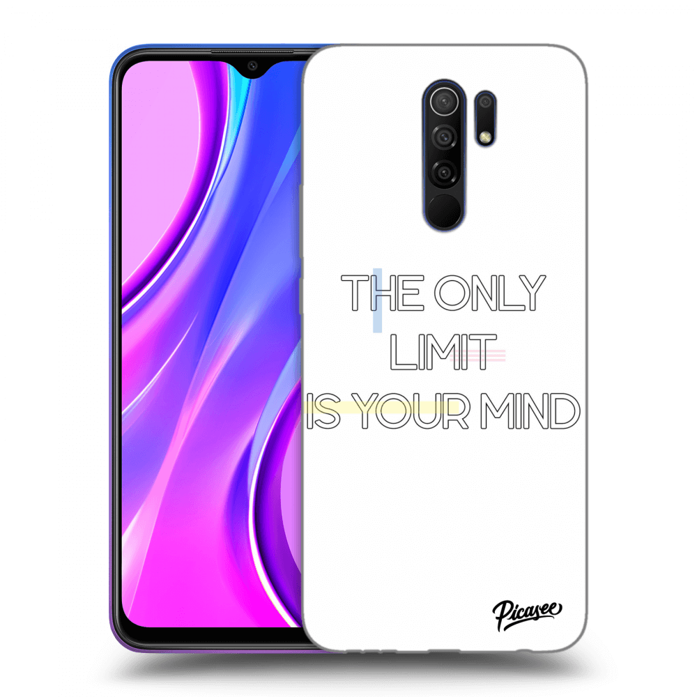 Picasee silikonový průhledný obal pro Xiaomi Redmi 9 - The only limit is your mind