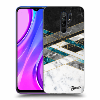 Obal pro Xiaomi Redmi 9 - Black & White geometry