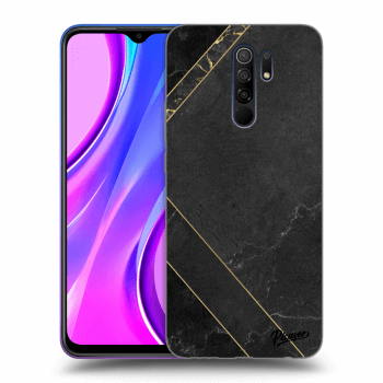 Obal pro Xiaomi Redmi 9 - Black tile