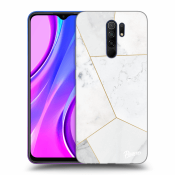 Obal pro Xiaomi Redmi 9 - White tile