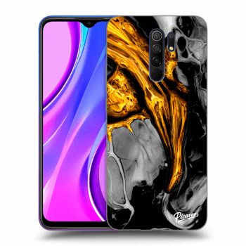 Obal pro Xiaomi Redmi 9 - Black Gold