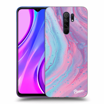 Obal pro Xiaomi Redmi 9 - Pink liquid