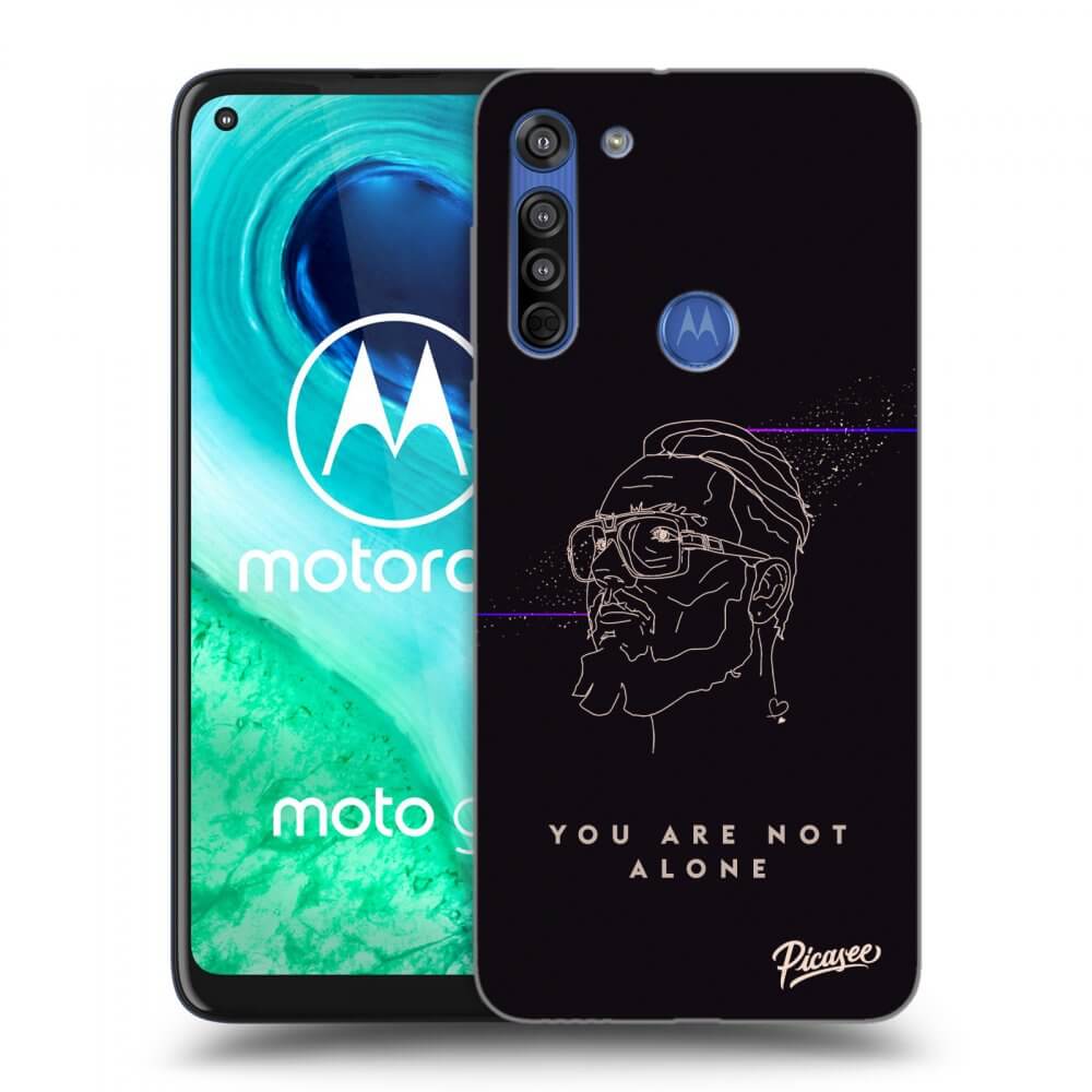 Picasee silikonový průhledný obal pro Motorola Moto G8 - You are not alone