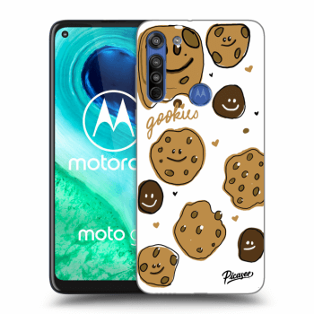 Picasee silikonový průhledný obal pro Motorola Moto G8 - Gookies