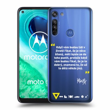 Obal pro Motorola Moto G8 - Kazma - MĚLI BYSTE SE DO TOHO PUSTIT