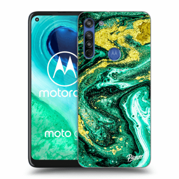 Obal pro Motorola Moto G8 - Green Gold
