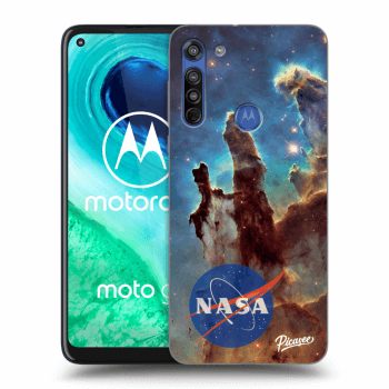Picasee silikonový průhledný obal pro Motorola Moto G8 - Eagle Nebula