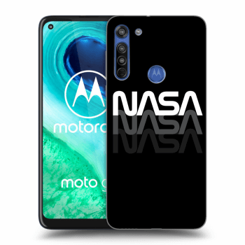 Picasee silikonový průhledný obal pro Motorola Moto G8 - NASA Triple