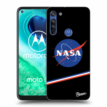 Picasee silikonový průhledný obal pro Motorola Moto G8 - NASA Original