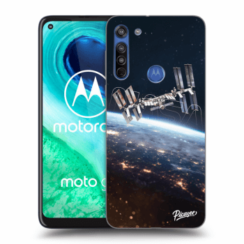 Picasee silikonový průhledný obal pro Motorola Moto G8 - Station