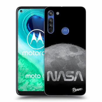 Picasee silikonový průhledný obal pro Motorola Moto G8 - Moon Cut