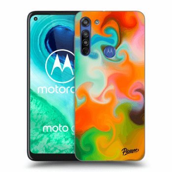 Picasee silikonový průhledný obal pro Motorola Moto G8 - Juice