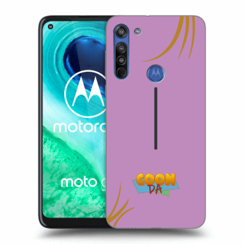 Picasee silikonový průhledný obal pro Motorola Moto G8 - COONDA růžovka