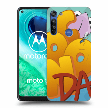 Picasee silikonový průhledný obal pro Motorola Moto G8 - Obří COONDA