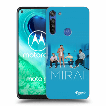 Picasee silikonový průhledný obal pro Motorola Moto G8 - Mirai - Blue