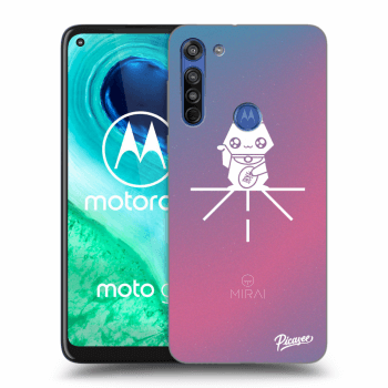 Picasee silikonový černý obal pro Motorola Moto G8 - Mirai - Maneki Neko