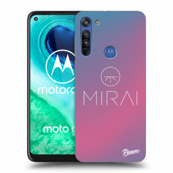 Picasee silikonový průhledný obal pro Motorola Moto G8 - Mirai - Logo
