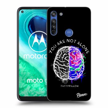 Obal pro Motorola Moto G8 - Brain - White